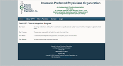 Desktop Screenshot of coloradopreferredphysicians.com